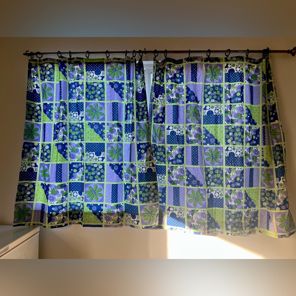 Vintage handmade curtains